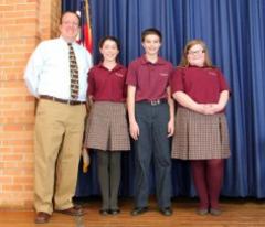 st. john's school in canton crowns spelling bee winners